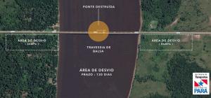 notícia: Ponte do Moju terá sistema de construção mais seguro para navegação 