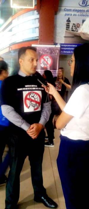 galeria: Ações nos terminais de Belém marcam Dia Nacional De Combate ao Trabalho Escravo