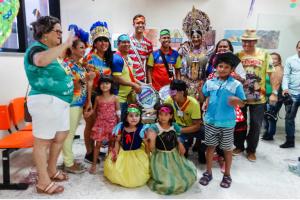 galeria: Crianças em tratamento oncológico participam de baile de Carnaval em Belém