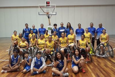 notícia: Paraenses treinam pela seleção brasileira de basquete com foco no Parapan