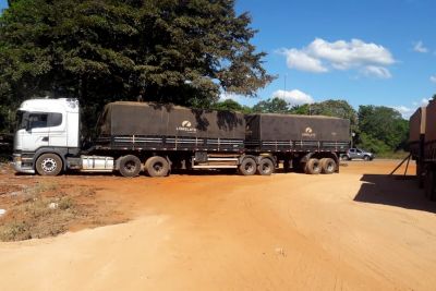 notícia: Sefa apreende carreta com bebidas na Serra do Cachimbo