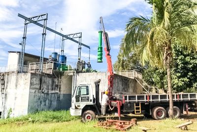 notícia: Novo equipamento do sistema de água já abastece nove bairros em Santarém