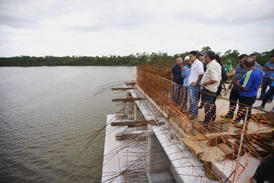 notícia: Obras do novo aeroporto e da duplicação de ponte são vistoriadas em Salinas