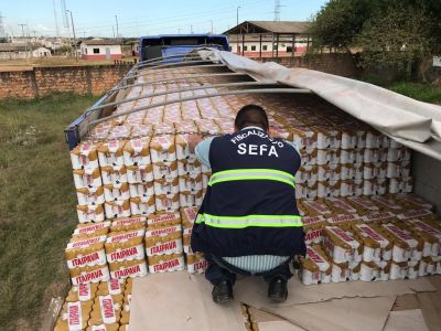 notícia: Sefa apreende quase 200 mil latas de cerveja em Marabá
