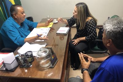 notícia: Cosanpa discute abastecimento de água com prefeito e lideranças comunitárias