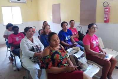 notícia: Agentes de Saúde da Cabanagem recebem capacitação sobre Sub-registro Civil de Nascimento 