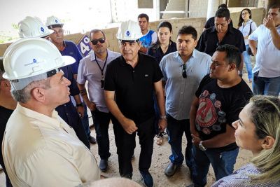 notícia: Obras do Hospital Materno Infantil de Santarém serão retomadas na próxima semana