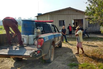 notícia: Polícia Civil apreende galões com combustível usado em incêndios criminosos em São Félix do Xingu