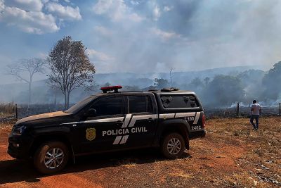 notícia: Polícia Civil continua investigações sobre queimadas no Pará