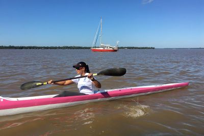 notícia: Canoísta se prepara para disputar o Mundial da modalidade na França