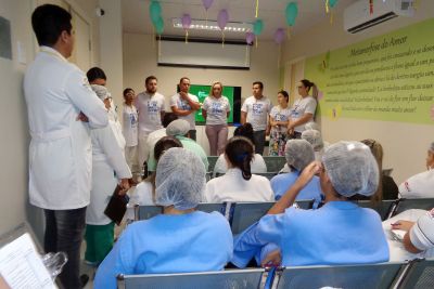 notícia: Hospital Materno-Infantil lança campanha contra infecção