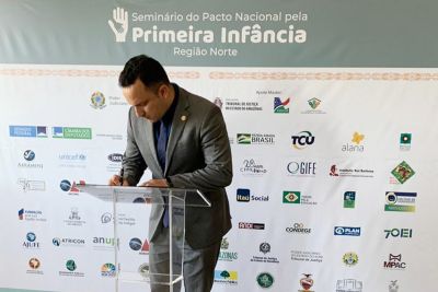 notícia: Pará assina adesão ao Pacto Nacional pela Primeira Infância na Região Norte