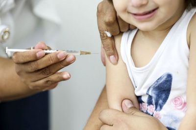 notícia: Sespa intensifica vacinação contra o sarampo em crianças
