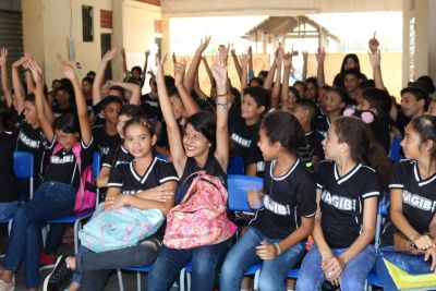 notícia: Alunos recebem palestra sobre preservação do patrimônio público