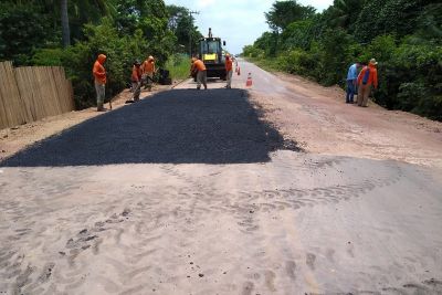 notícia: Obras da Setran chegam à região do Baixo Tocantins