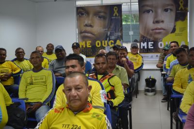 notícia: Mototaxistas de Bragança recebem certificado de curso de atualização