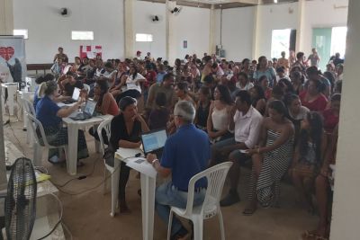 notícia: Cosanpa atende mais de 1,6 mil pessoas em Santarém