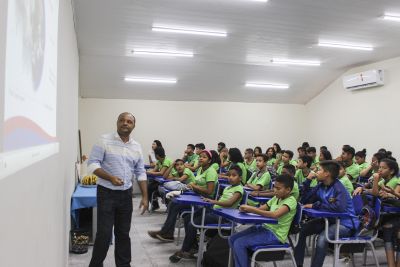 notícia: TerPaz leva aula sobre meteorologia a alunos do Icuí-Guajará 