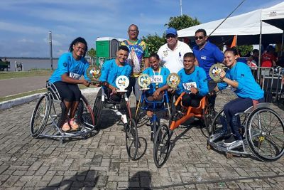 notícia: Paratleta consolida no 'Mangueirão' a estrada para o pódio na Corrida do Círio