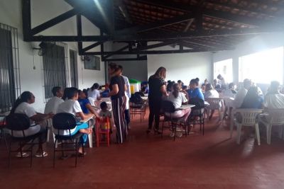 notícia: Filhos de internas participam de programação em Ananindeua