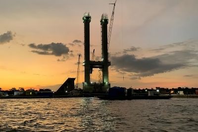 notícia: Obra da ponte rio Moju será entregue em 15 de dezembro