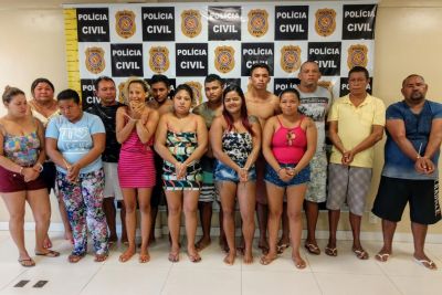 notícia: Polícia Civil prende 14 acusados de tráfico de drogas em Abaetetuba