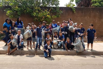 notícia: Cosanpa leva educação ambiental a alunos de escola municipal em Marabá