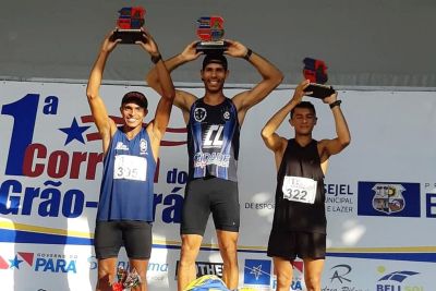notícia: Atleta do Bolsa Talento da Seel vence Corrida do Grão-Pará