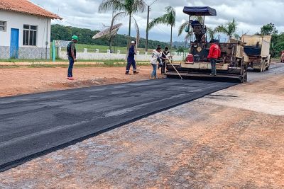 notícia: Vias urbanas de Jacareacanga passam por pavimentação
