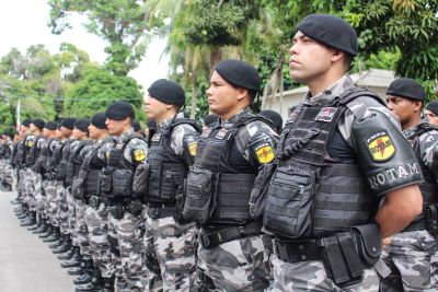 notícia: PM capacita agentes da Rotam e comemora 13 anos do Batalhão de Polícia Tática