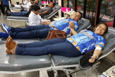 notícia: Hemopa supera número de voluntários à doação em novembro