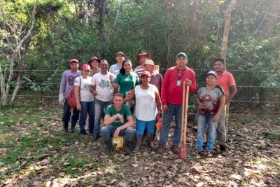 notícia: Agricultores de Bonito são capacitados em recuperação de nascentes