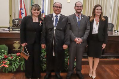 notícia: Vice-governador recebe medalha do mérito judiciário em cerimônia no TJPA