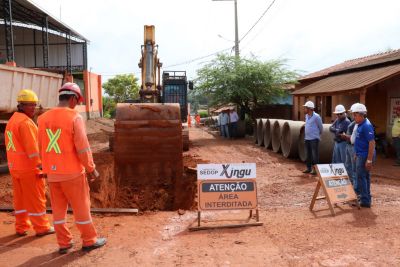 notícia: Fiscais do CAF aprovam andamento de obras do Governo financiadas pelo banco