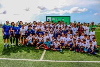notícia: 'Gol do Brasil' encerra as atividades de 2019 com torneio de futebol
