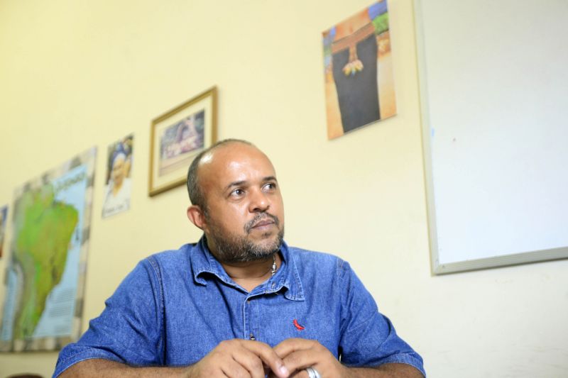 Alan Navegantes Gerente de Promoção a Igualdade Racial da Sejudh <div class='credito_fotos'>Foto: Bruno Cecim / Ag.Pará | <a href='/midias/2020/originais/5908_3fbe9b0d-1cf0-9bd7-9f6d-2a42db872ece.jpg' download><i class='fa-solid fa-download'></i> Download</a></div>