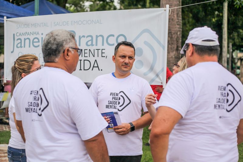 A sociedade Civil organizada com apoio do estado, iniciaram a campanha voltada a saúde mental denominada 'Janeiro Branco '.