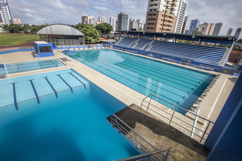 O Parque Aquático da Universidade do Estado do Pará (Uepa) será reaberto na próxima segunda-feira (10), às 9h, em cerimônia presidida pelo governador do Estado, Helder Barbalho, e pelo reitor da Uepa, Rubens Cardoso. <div class='credito_fotos'>Foto: Nailana Thiely / Ascom Uepa | <a href='/midias/2020/originais/5966_1bb4f8de-d10e-00b3-7413-185db33e088a.jpg' download><i class='fa-solid fa-download'></i> Download</a></div>