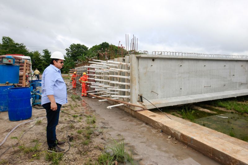 A Secretaria de Estado de Transportes (Setran) concretou nesta terça-feira, 11, a 31ª das 56 vigas que serão utilizadas na obra da ponte sobre o Rio Meruú, em Igarapé-Miri, no Baixo Tocantins.