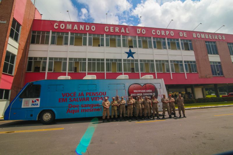 Belém 13 de fevereiro de 2020 foi realizado na manhã de hoje (13) no comando Geral do Corpo de Bombeiro uma ação em parçeria com hemopa de doação de sangue. <div class='credito_fotos'>Foto: Alex Ribeiro / Ag. Pará | <a href='/midias/2020/originais/5988_b1a56703-70a6-7f75-6737-3826585b3326.jpg' download><i class='fa-solid fa-download'></i> Download</a></div>
