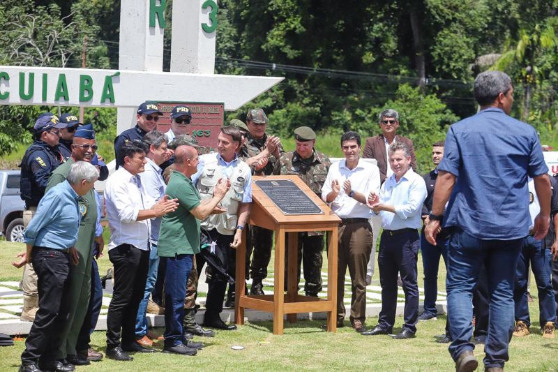 BR - 163Inauguração da Br 163 Pá/Mt em Cachoeira da serra distrito de Altamira Fotos Marco Santos/ agpara