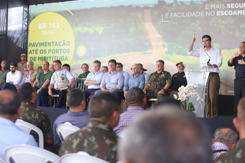 BR - 163
Inauguração da Br 163 Pá/Mt em Cachoeira da serra distrito de Altamira Fotos Marco Santos/ agpara <div class='credito_fotos'>Foto: Marco Santos / Ag. Pará   |   <a href='/midias/2020/originais/5998_7214786b-e7c8-bf73-5fde-d3234009b875.jpg' download><i class='fa-solid fa-download'></i> Download</a></div>