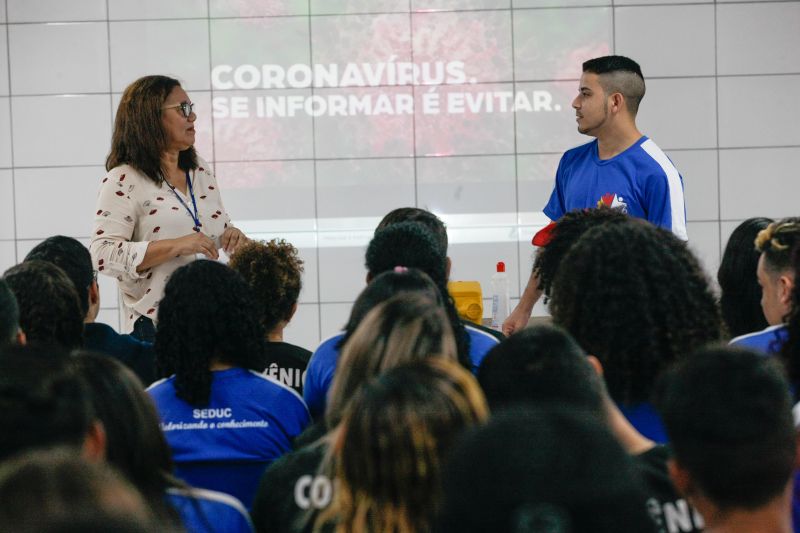 Precaucoes Corona Virus nas Escolas. <div class='credito_fotos'>Foto: Jader Paes / Agência Pará | <a href='/midias/2020/originais/6080_e7890ac3-4f08-9a44-c311-fc0fe594852d.jpg' download><i class='fa-solid fa-download'></i> Download</a></div>