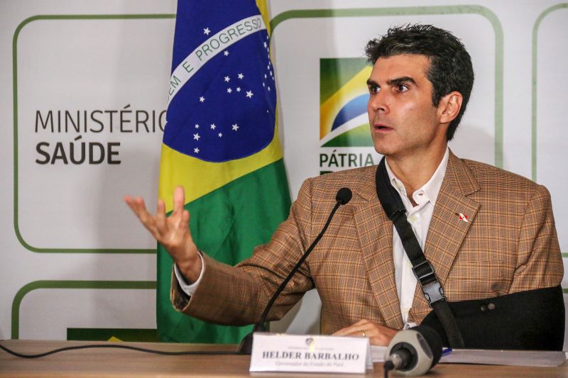 Coletiva com o governo do estado. Novas Medidas Coronavírus <div class='credito_fotos'>Foto: Bruno Cecim / Ag.Pará | <a href='/midias/2020/originais/6100_175c2d71-67da-5e3d-74ce-6186ebb6cb6b.jpg' download><i class='fa-solid fa-download'></i> Download</a></div>