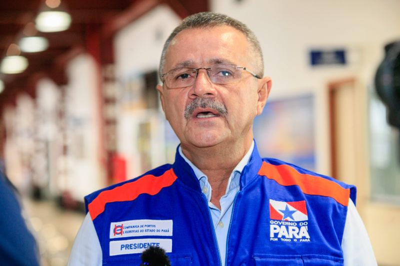 Abraao Benassuly, presidente da Companhia de Portos e Hidrovias do Pará. <div class='credito_fotos'>Foto: JADER PAES / AGÊNCIA PA | <a href='/midias/2020/originais/6146_a3d7fc82-0bdb-4417-d1f4-351d8a719d1c.jpg' download><i class='fa-solid fa-download'></i> Download</a></div>