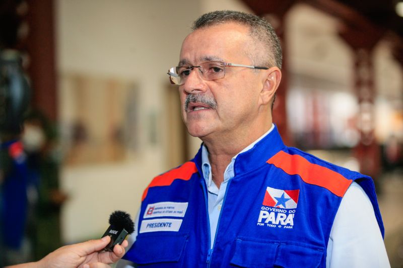 Abraao Benassuly, presidente da Companhia de Portos e Hidrovias do Pará. <div class='credito_fotos'>Foto: JADER PAES / AGÊNCIA PA | <a href='/midias/2020/originais/6146_e425f494-08a3-0d45-3b98-9018cd241f97.jpg' download><i class='fa-solid fa-download'></i> Download</a></div>