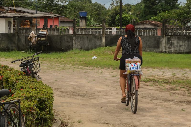  O ponto de distribuição foi a Creche São Francisco, no bairro Nova União, em Marituba.