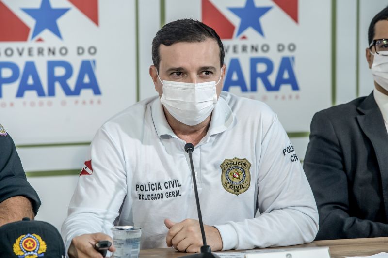 Coletiva da Segup no palácio. <div class='credito_fotos'>Foto: Marco Santos / Ag. Pará | <a href='/midias/2020/originais/6199_14e17dd5-da3f-d1d0-f41b-eeb62314b2fa.jpg' download><i class='fa-solid fa-download'></i> Download</a></div>