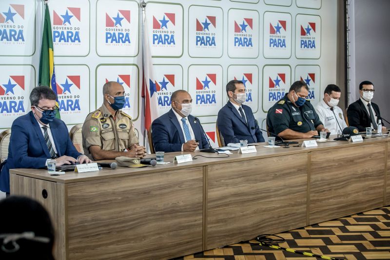 Coletiva da Segup no palácio. <div class='credito_fotos'>Foto: Marco Santos / Ag. Pará | <a href='/midias/2020/originais/6199_83fa2709-8a1b-d94b-7060-d515d59e4559.jpg' download><i class='fa-solid fa-download'></i> Download</a></div>