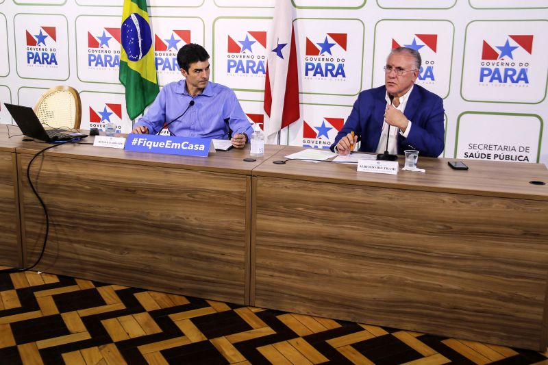 COLETIVA GOVERNADOR- SOBRE O CORONAVIRUS  <div class='credito_fotos'>Foto: Bruno Cecim / Ag.Pará   |   <a href='/midias/2020/originais/6214_9819120d-63a0-a076-43f0-6d1d8e3089e5.jpg' download><i class='fa-solid fa-download'></i> Download</a></div>